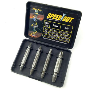 Screw Extractor Set - Easily Remove Broken Screws.