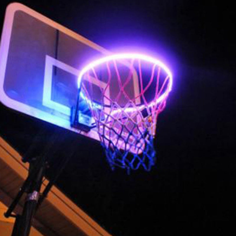 Color Changing Solar LED Basketball Hoop Light