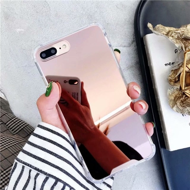 Mirror Case for iPhone - Airbag Soft Drop Proof